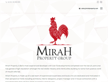 Tablet Screenshot of mirahproperty.com